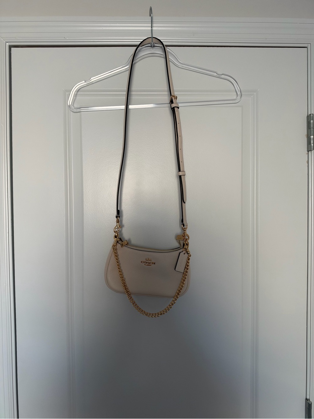 Coach Pebbled Leather Shoulder/Crossbody Bag in